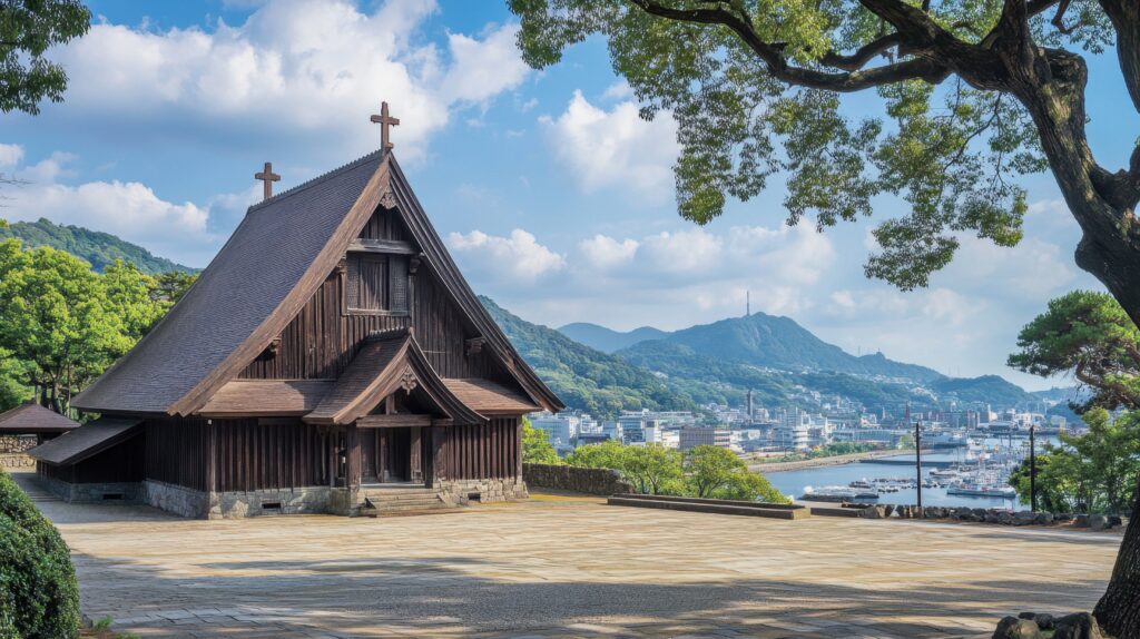 L'église historique Oura à Nagasaki au Japon